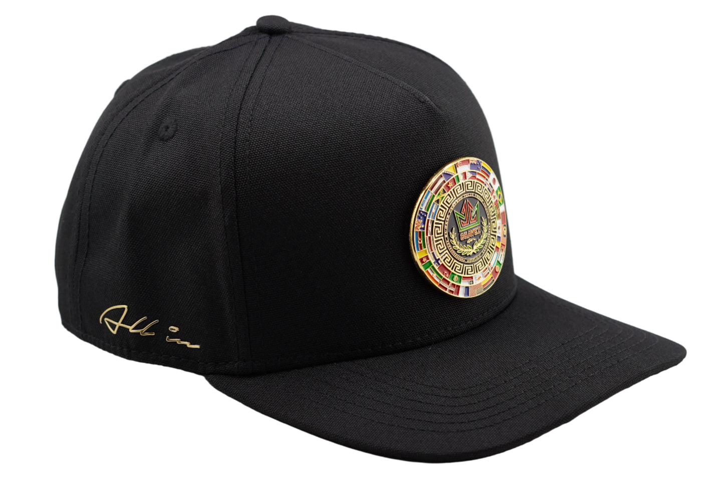 El gran Campeón Curva SnapBack Negra