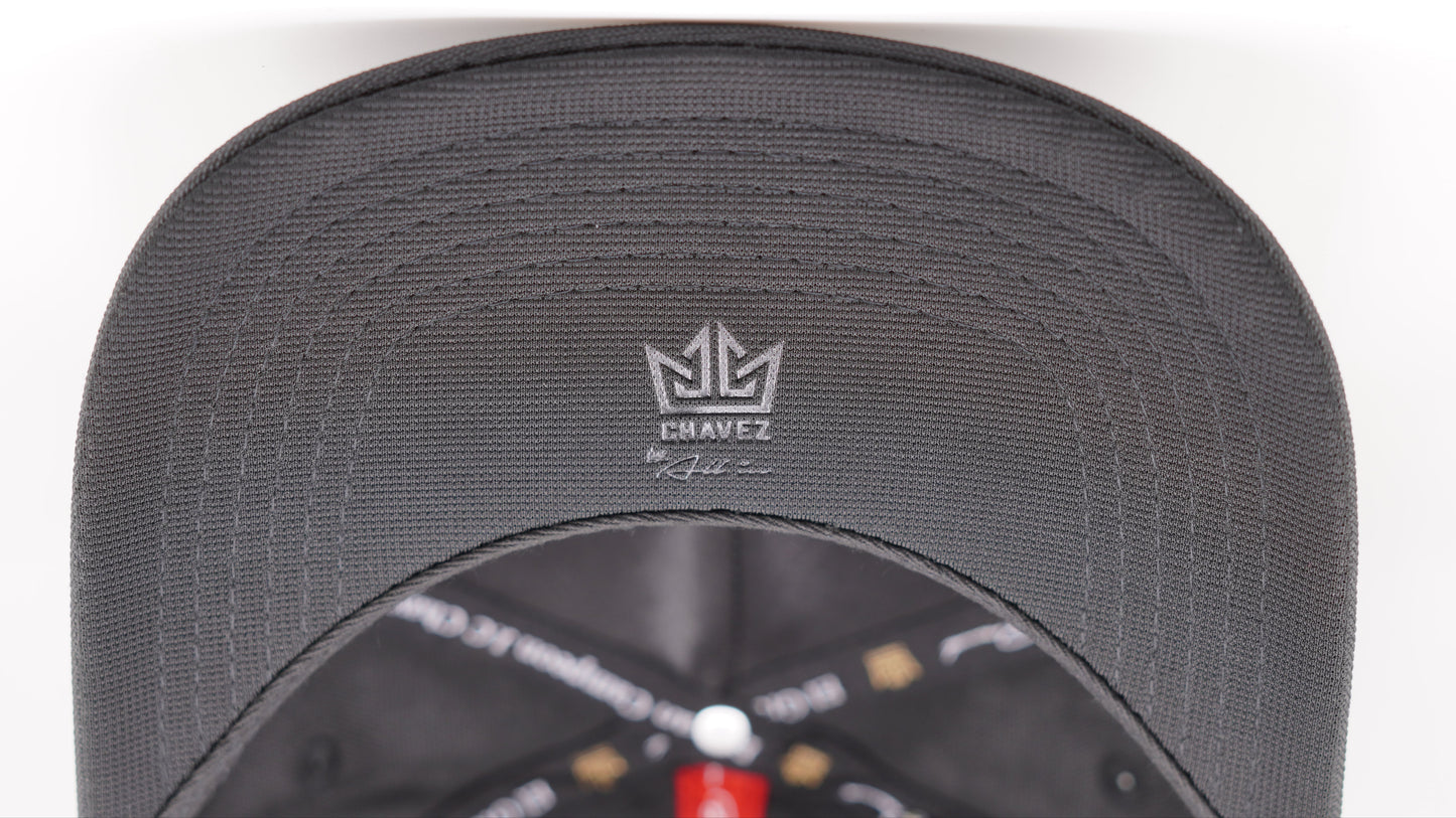 El gran Campeón Curva SnapBack Negra