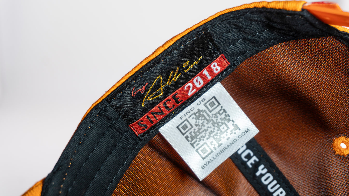 Orange Craps Snapback