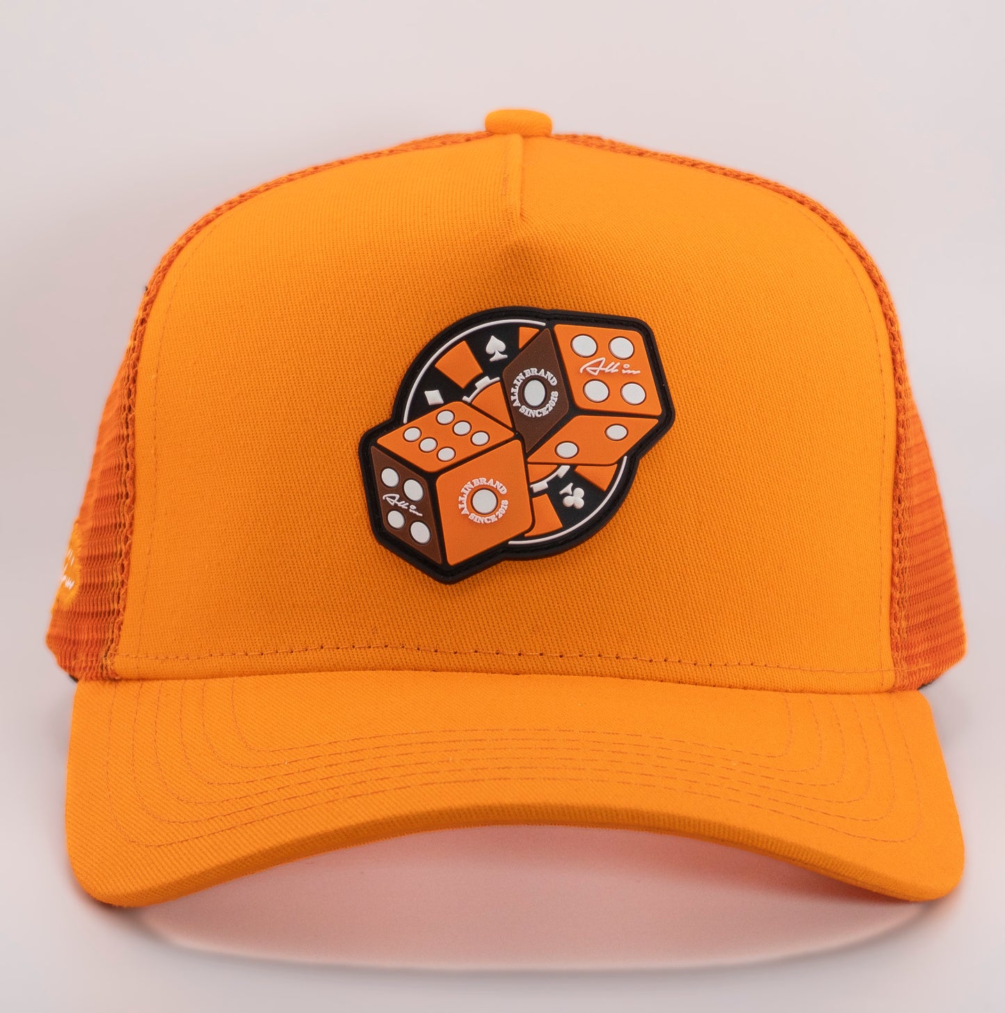 Orange Craps Trucker