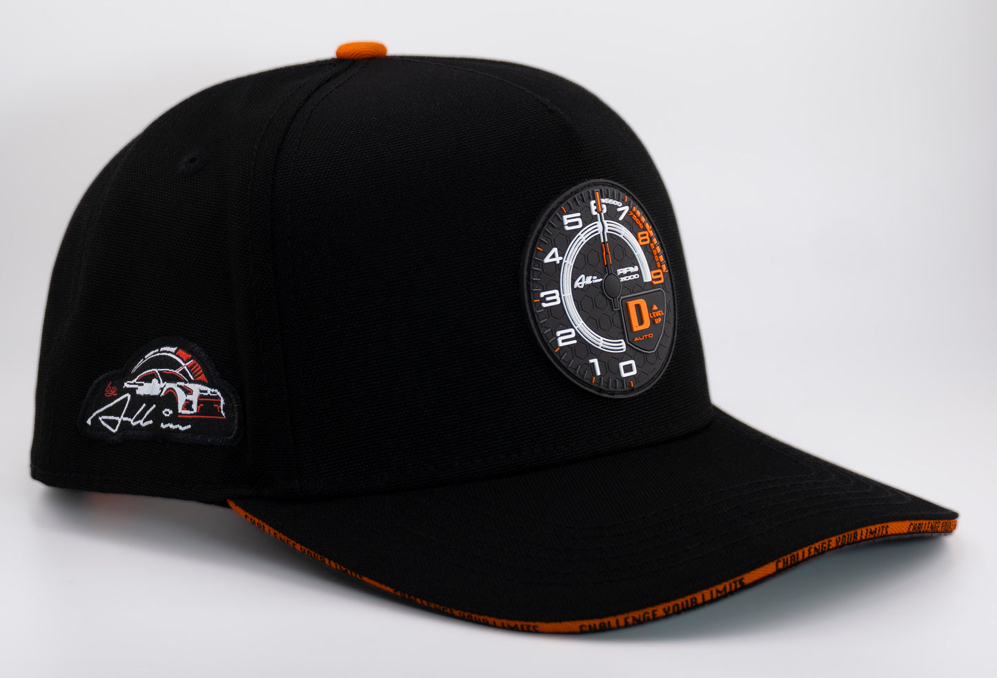 Horsepower Snapback Black & Orange