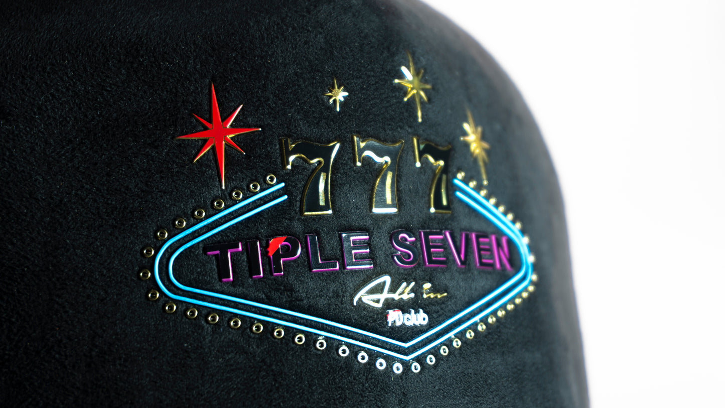 Tiple Seven 777 Snapback Gamuza ALL IN x PDClub®