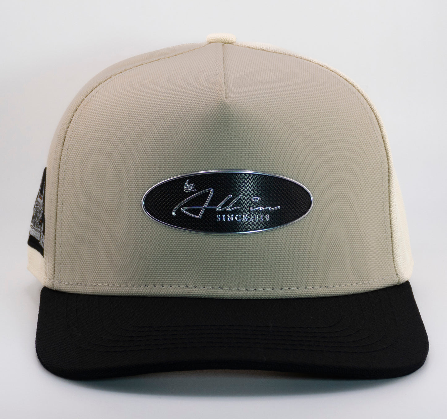 Sexy Chrome Snapback Beige and Black