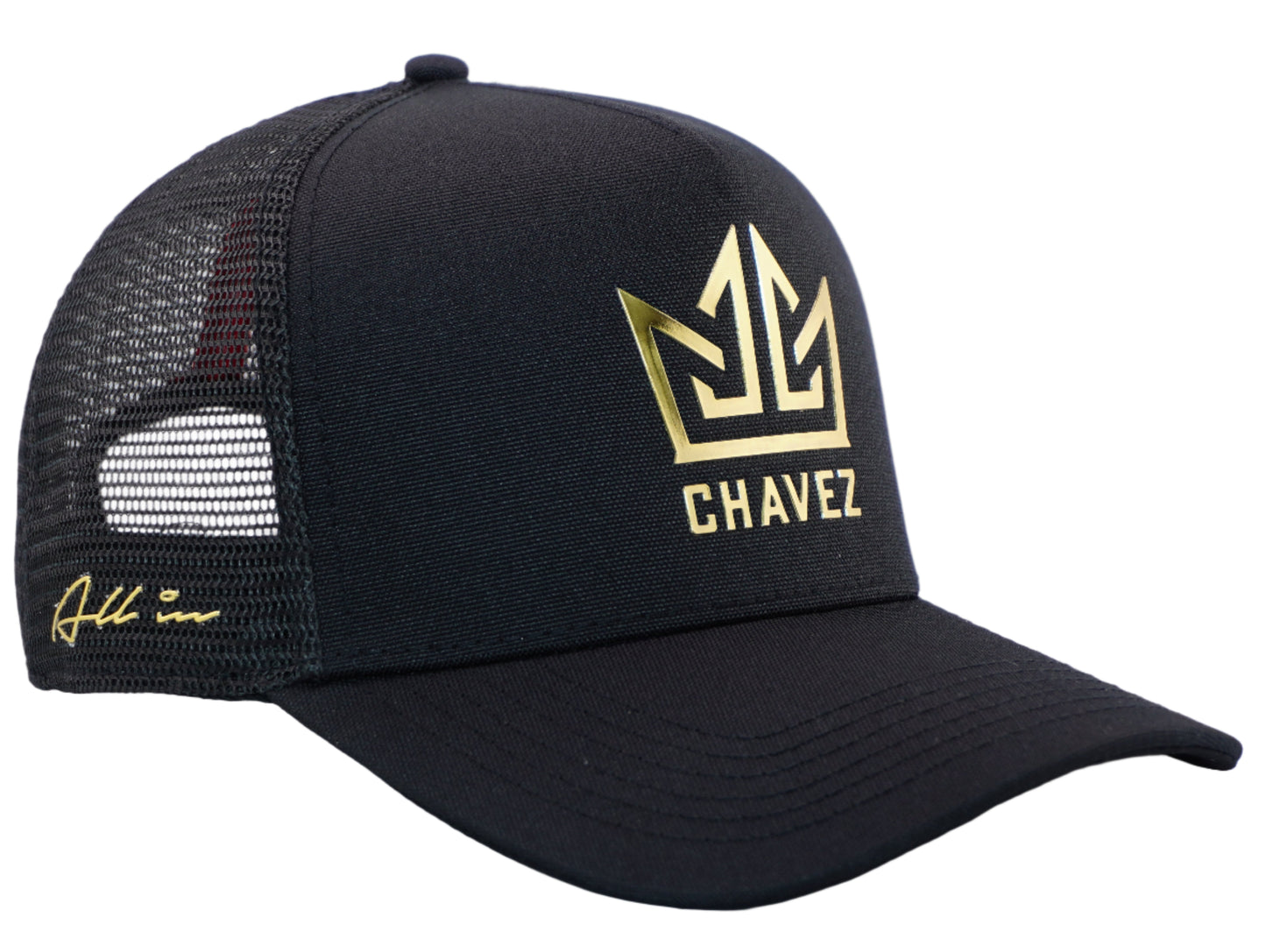 Golden Chávez Negra TruckerCap
