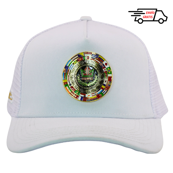 El gran Campeón TruckerCap Blanca
