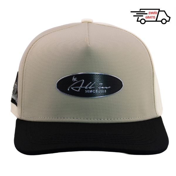 Sexy Chrome Snapback Beige and Black