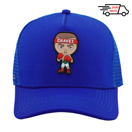 Chibi Chávez Azul Truckercap