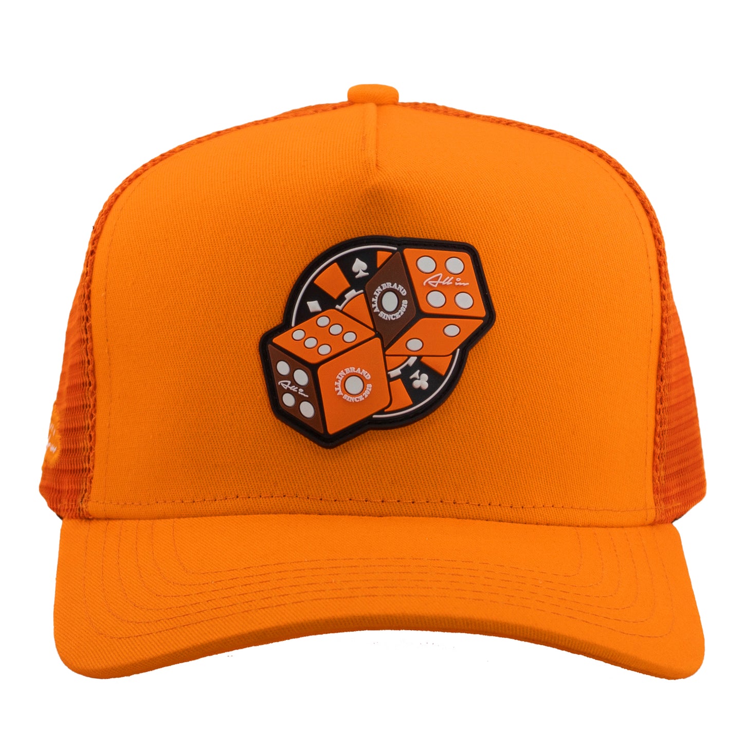 Orange Craps Trucker