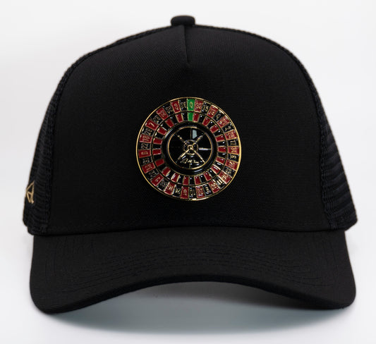Black Lucky Roulette TruckerCap®