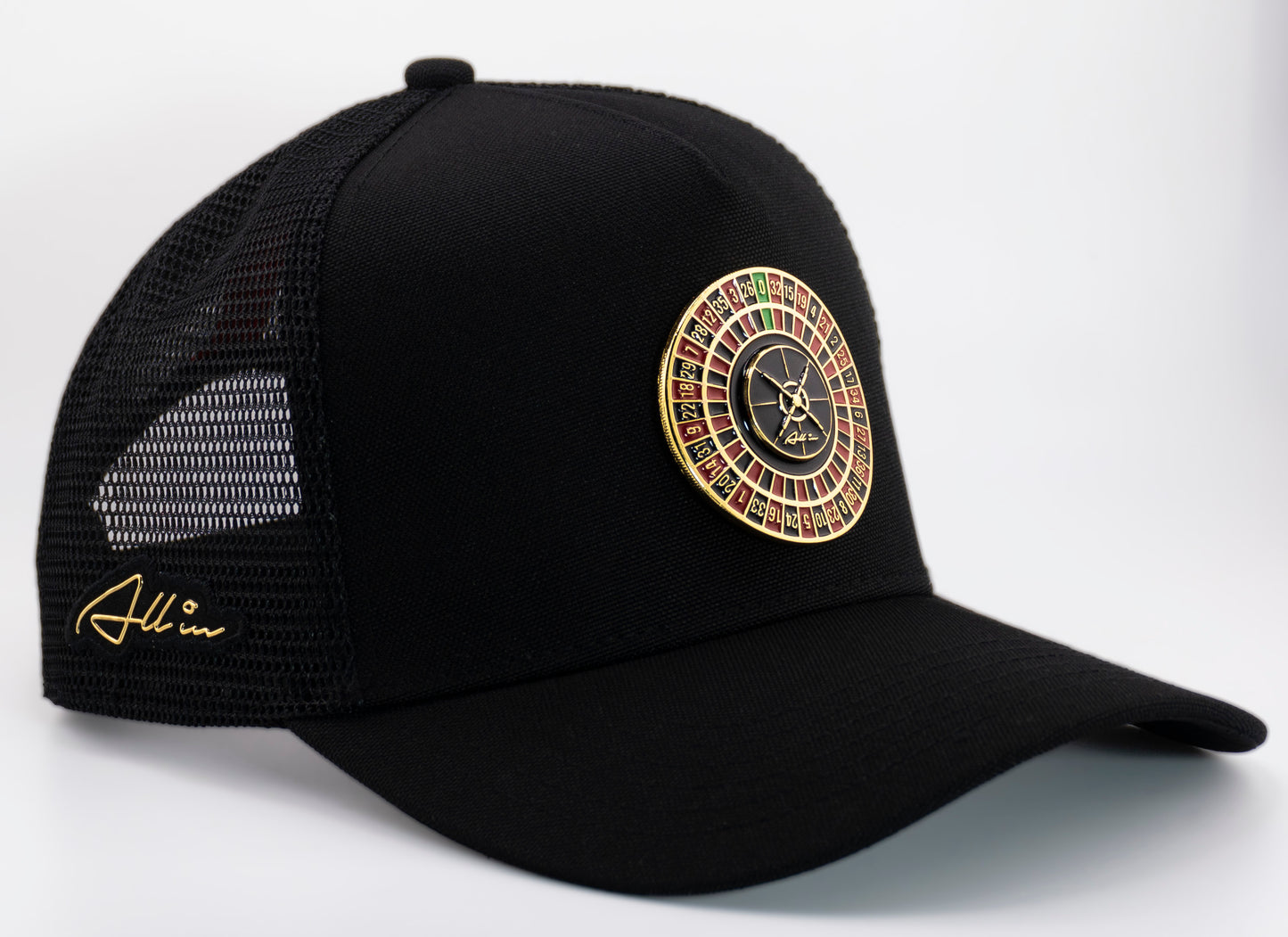 Black Lucky Roulette TruckerCap®