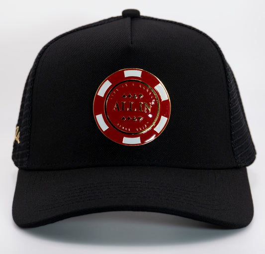 Pilot Pin Red Trucker Cap®