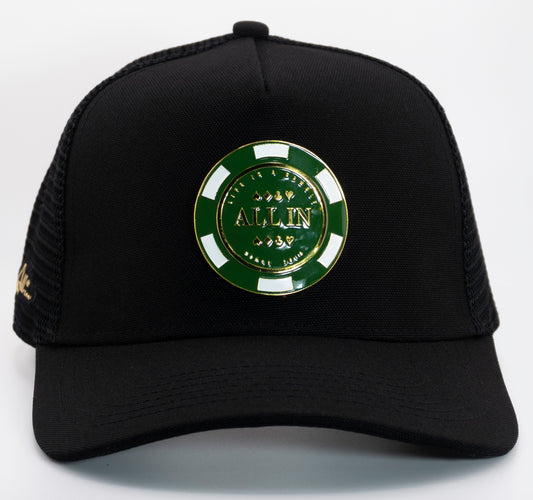 Pilot Pin Green Trucker Cap®