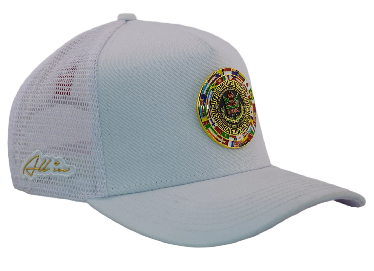 El gran Campeón TruckerCap Blanca