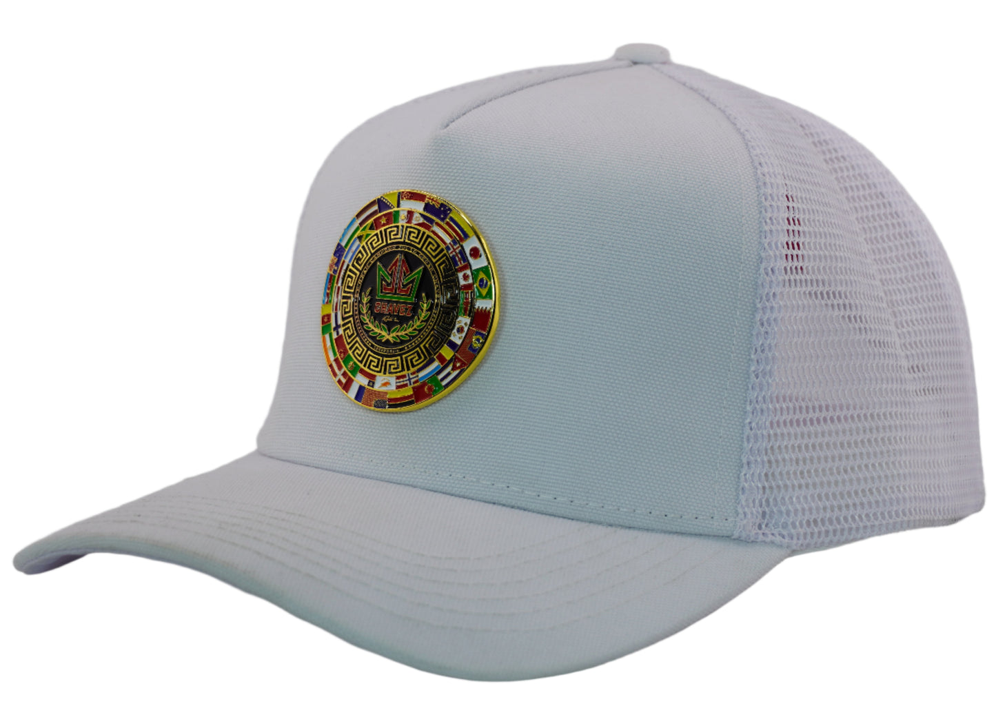 El gran Campeón TruckerCap Blanca