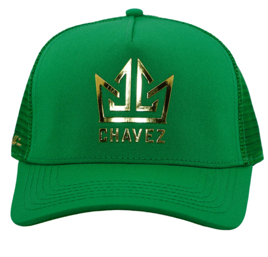 Golden Chávez Verde TruckerCap