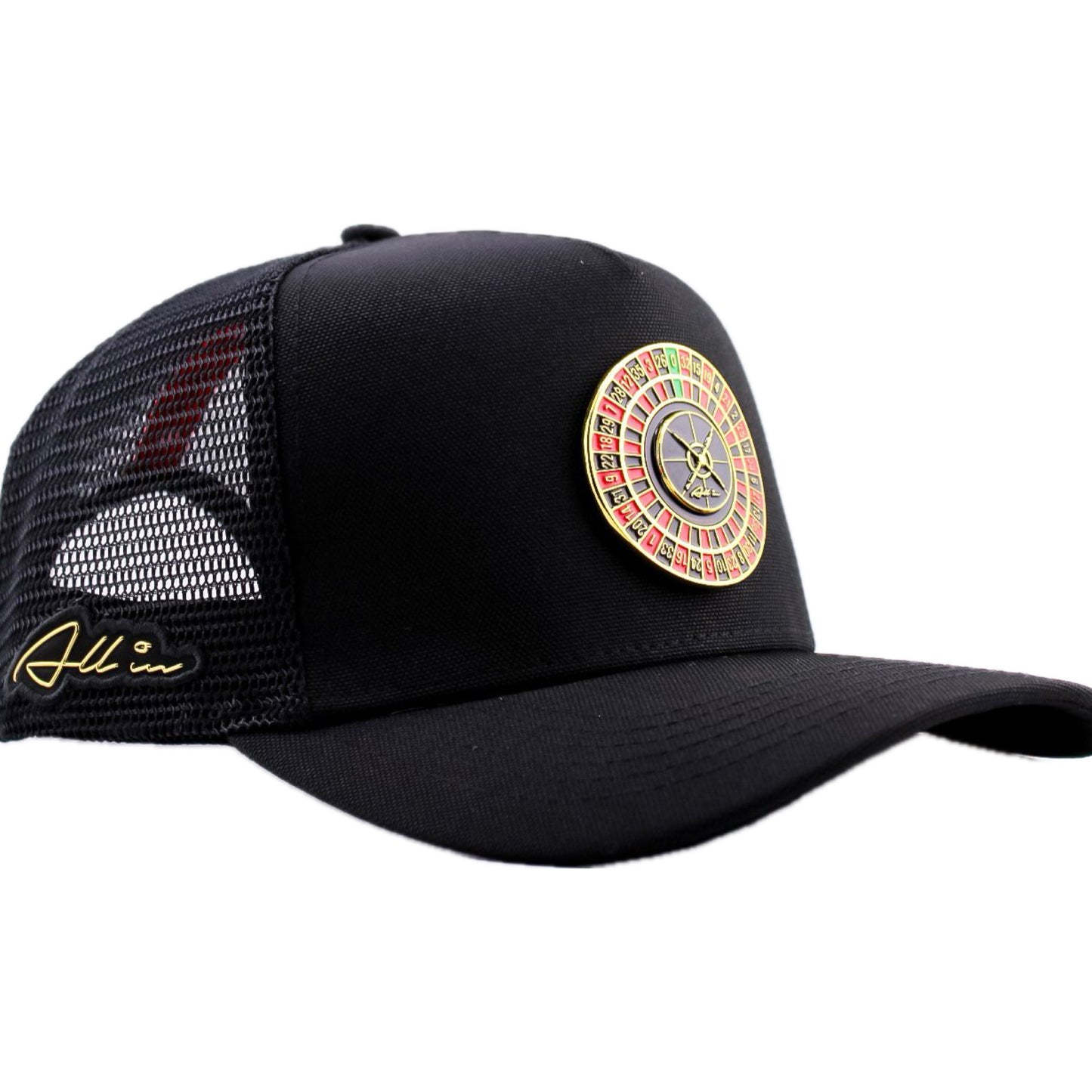 Black Lucky Roulette TruckerCap®