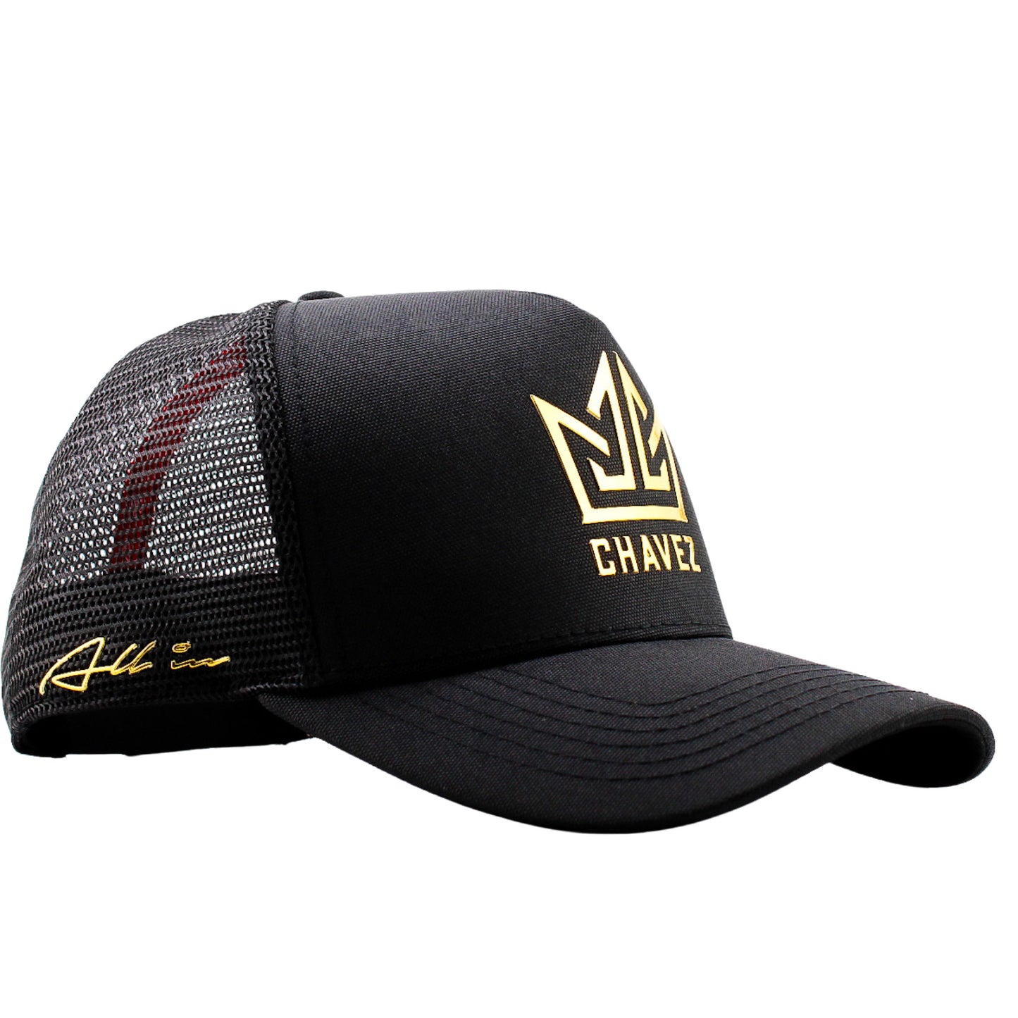 Golden Chávez Negra TruckerCap