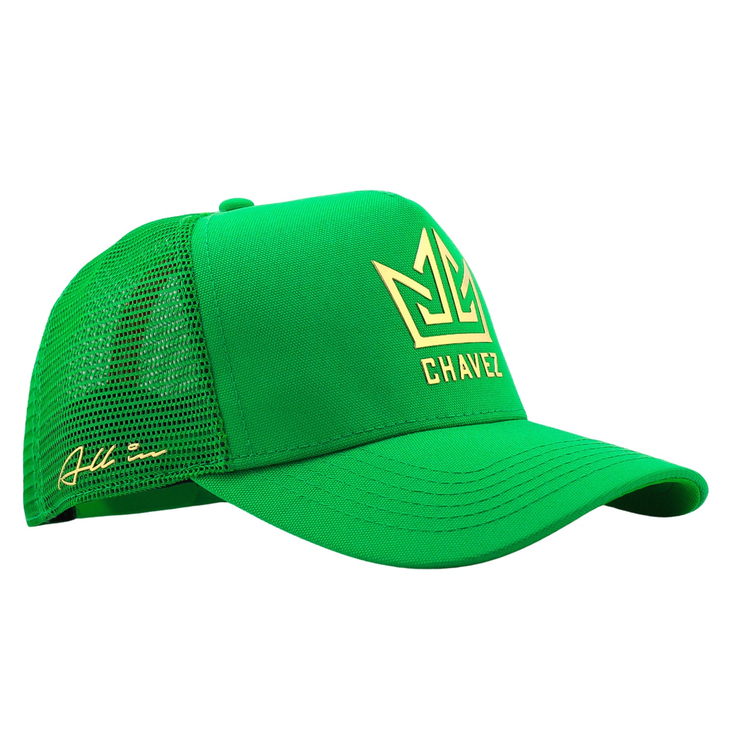 Golden Chávez Verde TruckerCap