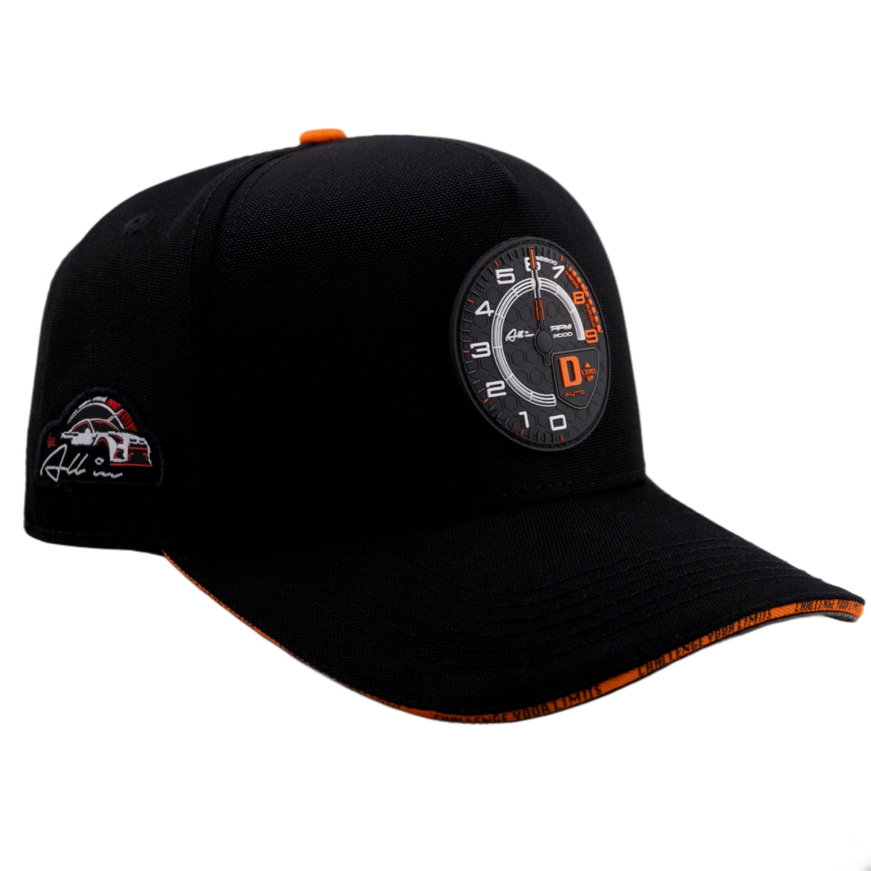 Horsepower Snapback Black & Orange