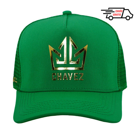 Golden Chávez Verde TruckerCap